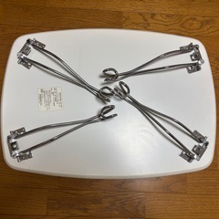 折りたたみテーブル　ホワイト　白の画像