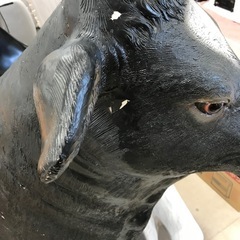 牛のベンチの画像