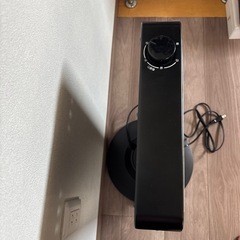 山善　カーボンヒーター　黒　DC-S097 21年製の画像