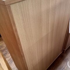★リユースのサカイ水戸店★無印良品木製チェスト６段ブラウンH120×D40×W80クリーニング済みMT6117の画像