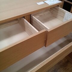 ★リユースのサカイ水戸店★無印良品木製チェスト６段ブラウンH120×D40×W80クリーニング済みMT6117の画像