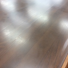 【ニトリのダイニングセット】 ダイニングセット　ニトリ　NITORI　NDコレクション　食卓テーブルセット　2人掛け　イス2脚　布座面　：ダークブラウンの画像