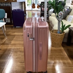 スーツケース(ピンク)【町田市再生家具】252257の画像