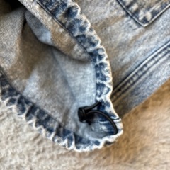 デニムカーゴパンツ Lサイズ　ライトブルーの画像