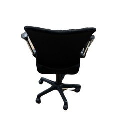 オフィスチェア　黒　キャスター付きの画像