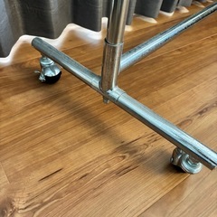 ポールハンガー　ステンレス　シンプルの画像