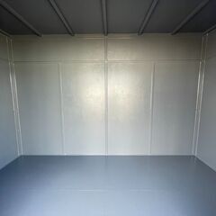 【三重県】 2坪 シャッター倉庫　(土日引き取り可)　シャッター付倉庫　4畳　大型　物置　ハウス　バイク　自転車　コンテナ 【配送可】の画像