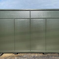 【三重県】 2坪 シャッター倉庫　(土日引き取り可)　シャッター付倉庫　4畳　大型　物置　ハウス　バイク　自転車　コンテナ 【配送可】の画像