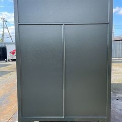 【三重県】 2坪 シャッター倉庫　(土日引き取り可)　シャッター付倉庫　4畳　大型　物置　ハウス　バイク　自転車　コンテナ 【配送可】の画像