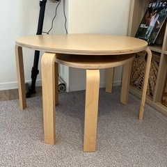 IKEAローテーブルセットの画像