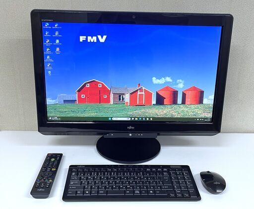美品　富士通　ESPRIMO タッチパネル搭載23インチ 高性能Core i7　8GB　SSD256GB　地デジ・BS・CS　Blu-ray