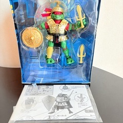 ナイトラファエロ ミュータントタートルズアクションフィギュア 装着変身 ニンジャタートルズの画像