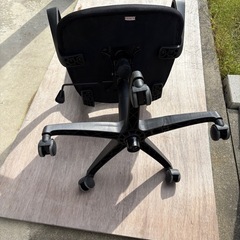 メッシュチェア　ブラック　黒　Cの画像