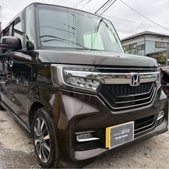 H30年式 JF3 ホンダ N-BOXカスタムG EXホンダセンシング★総額46.8万円★車検付き 即日納車可能 純正ナビ フルセグTV Bカメラ BT音楽 パワスラ ETC 純正アルミ 機関良好！カーセンサー全国最安値 早いもの勝ちですの画像