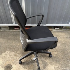 メッシュチェア　ブラック　黒　Dの画像