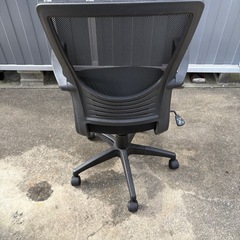 メッシュチェア　ブラック　黒　Dの画像