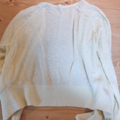 透けニットカーディガンの画像