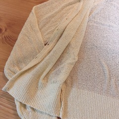 透けニットカーディガンの画像