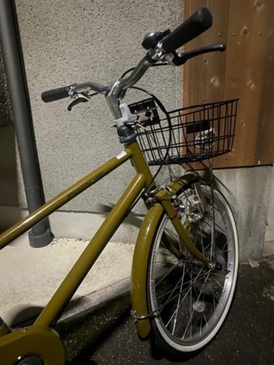 20インチ　カーキ色　子供自転車