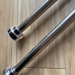 突っ張り　つっぱり棒　伸縮　2本セット　ステンレス　の画像