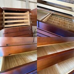 【お引取 限定】タンス　３段分離　着物和ダンス　＊014Hの画像