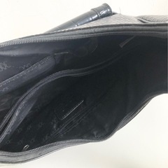 M【中古品】モンテロッソ クロコ型押し エナメル ハンドバッグ Monterosso レディース カバン ブラックの画像