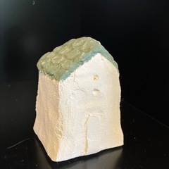 紙粘土の可愛いお家の画像