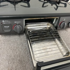 【商談中】リンナイ2022年購入ガステーブル　CH-35BKの画像