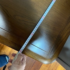 木製の座卓の画像