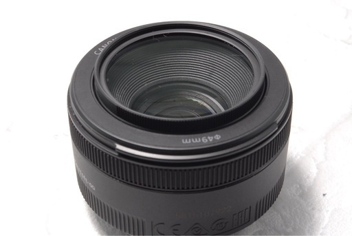 Canon EF 50mm STM 単焦点レンズ 　超美品 レンズフード付き