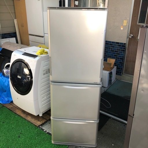 SHARP ノンフロン　冷凍冷蔵庫　350L  SJ-W352B-N  RZ