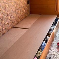 ベッドシングルマットレスつき付きの画像