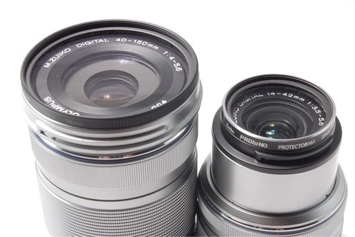 OLYMPUS E-PL3 レッド ダブルズームキット⭐️フラッシュ付 動作良好