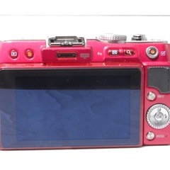 OLYMPUS E-PL3 レッド ダブルズームキット⭐️フラッシュ付 動作良好の画像