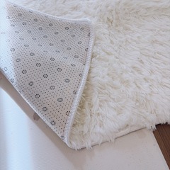 ( 取引中)ホワイト ラグ の画像