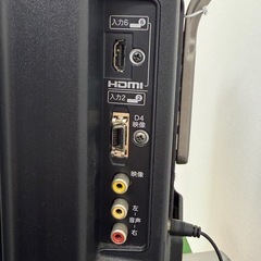 小型テレビとアンテナセットの画像