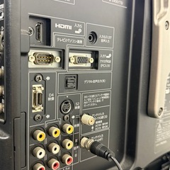 小型テレビとアンテナセットの画像