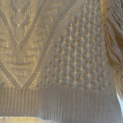 ローリーズファーム　ニット　アイボリー　ホワイト　ウィメンズ　の画像