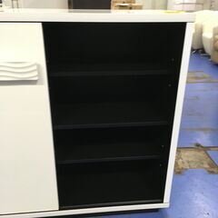 ★リユースのサカイ横浜南店★YM1580 ガルト キッチンカウンター ホワイト W118×D46×H101 クリーニング済みの画像