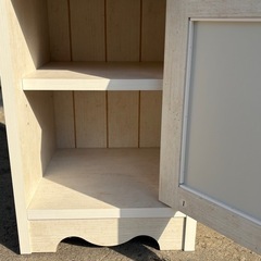 【ナチュラル可愛い🌿】ハイタイプ収納棚 飾り棚 キッチンラックにも◎の画像