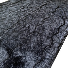 ニトリ　敷きパッド　極暖　Nウォーム　寝具　　セミダブル　SD　ネイビー　の画像