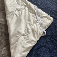 ニトリ　敷きパッド　極暖　Nウォーム　寝具　　セミダブル　SD　ネイビー　の画像