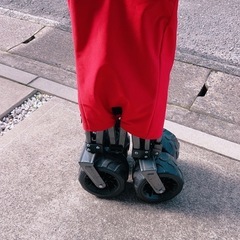 キャリーワゴン　アウトドア　ワゴン　カート　折り畳み　ワイドタイヤ　ブレーキ　の画像