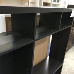 ★リユースのサカイ横浜南店★YM1582  オープンシェルフ（テレビ台） ブラウン W120×D29×H130 クリーニング済みの画像