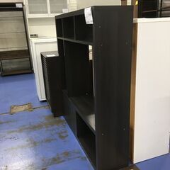 ★リユースのサカイ横浜南店★YM1582  オープンシェルフ（テレビ台） ブラウン W120×D29×H130 クリーニング済みの画像