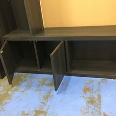 ★リユースのサカイ横浜南店★YM1582  オープンシェルフ（テレビ台） ブラウン W120×D29×H130 クリーニング済みの画像