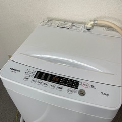 【ハイセンス】22年製洗濯機5キロHW-K55E の画像