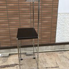 JM20411K) スチールラック＜幅：約59cm 高さ：約165cm 奥行 ：約39cm＞中古品【取りに来られる方限定】　の画像