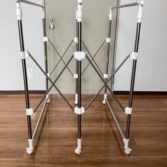 物干し(キャスター付き)【町田市再生家具】1106の画像