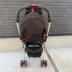 ミニー風リボンのベビーカーの画像